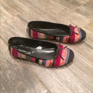 Women’s Multi-colored Ribbon Flats